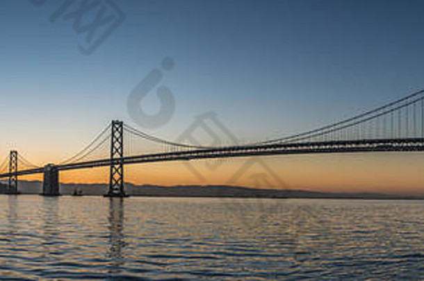 全景视图湾桥黎明