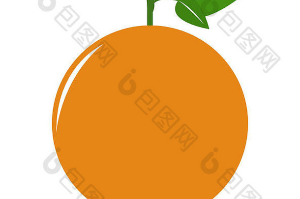 橙色平设计