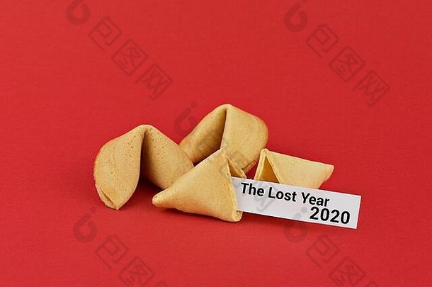传统的中国人一年《财富》杂志饼干红色的背景标签伍斯文本失去了一年下降金融股票市场失去了目标yearl