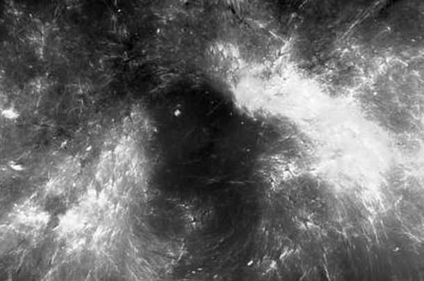 发光的星云空间黑色的白色纹理电脑生成的摘要背景呈现