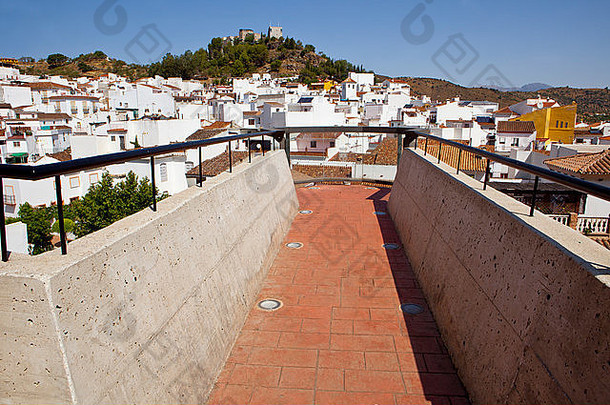 视图小镇屋顶<strong>山货</strong>币安达卢西亚西班牙西方欧洲