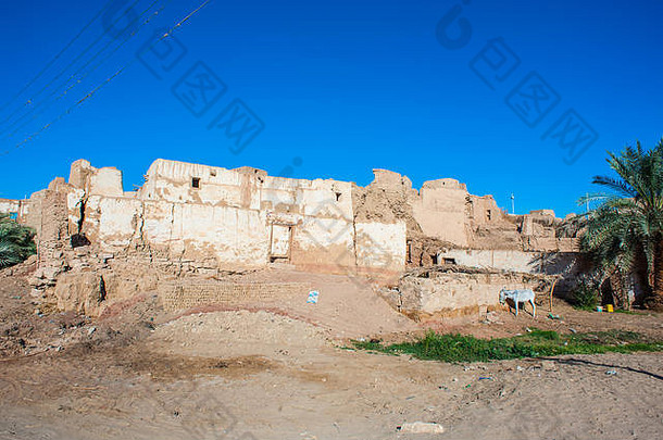 埃及达赫拉沙漠的古村落Al-Qasr