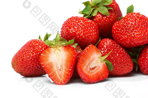 新鲜的美味的草莓