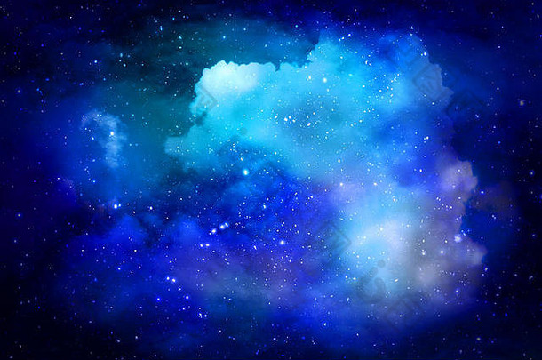 恒星、星云和星系背景