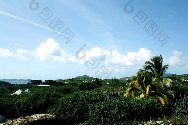 维尔京岛戈尔达的照片。维尔京戈尔达位于英属维尔京群岛，是巴斯的故乡，也是一个受欢迎的旅游景点。