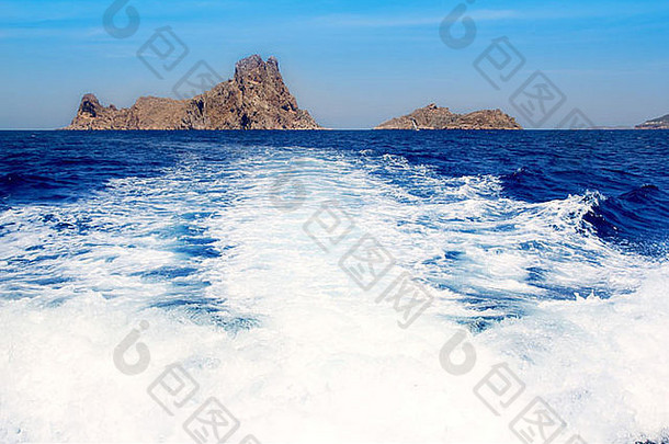 伊比沙岛vedra船道具洗之后巴利阿里群岛地中海海