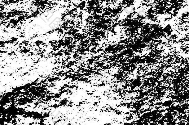 黑色的白色难看的东西痛苦覆盖纹理摘要表面灰尘粗糙的脏墙背景概念痛苦插图简单的的地方