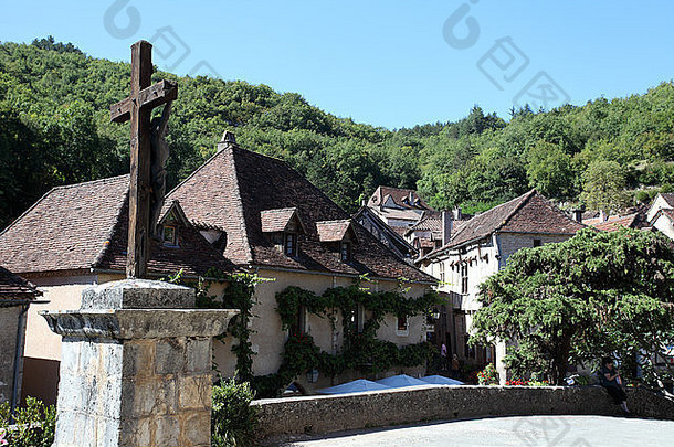 St Cirq Lapopie是法国比利牛斯山脉Midi<strong>地段</strong>的一个美丽的中世纪村庄