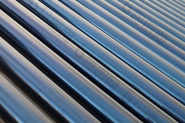 太阳能热水器真空管图案背景灰色