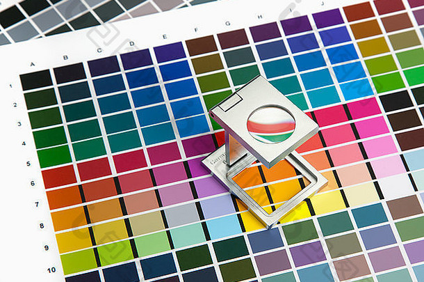 印刷机颜色管理、图表、密度计