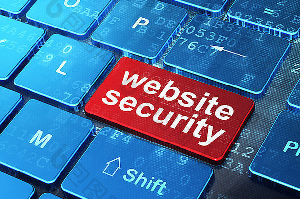 保护概念网站安全电脑键盘背景