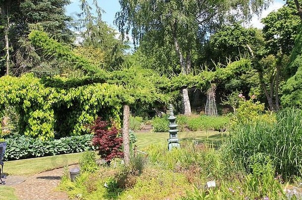 荷兰卢森阿达·霍夫曼的池塘花园