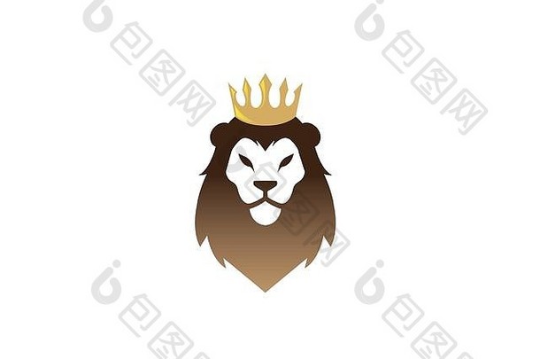 狮子脸头金皇冠标志