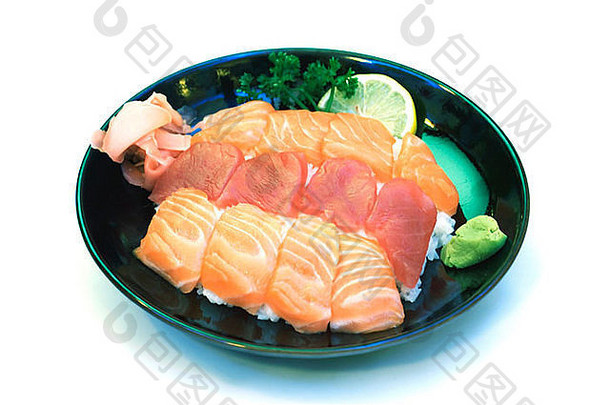 日本料理生鱼片<strong>红金鱼</strong>刺身东方料理亚洲料理