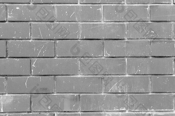 怀旧的砖<strong>墙</strong>纹理，任何用途的伟大设计。灰色的粗糙纹理。