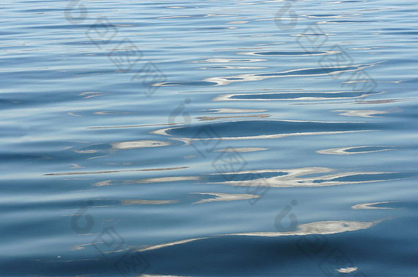 Azure海水表面涟漪反射
