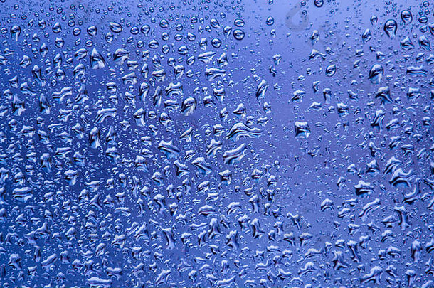 雨滴玻璃表面背景