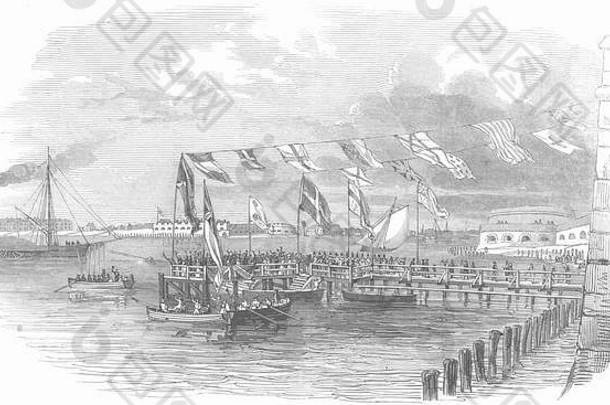 南非科萨战争哈里·史密斯爵士1847年启程前往开普敦。图文并茂的伦敦新闻