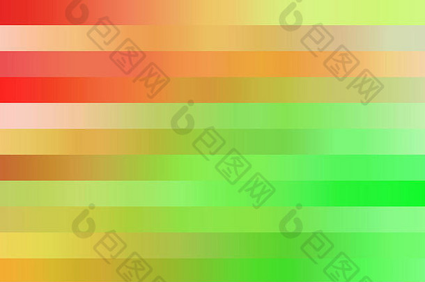 抽象柔和的彩色平滑模糊纹理背景，离焦色调为绿色和红色