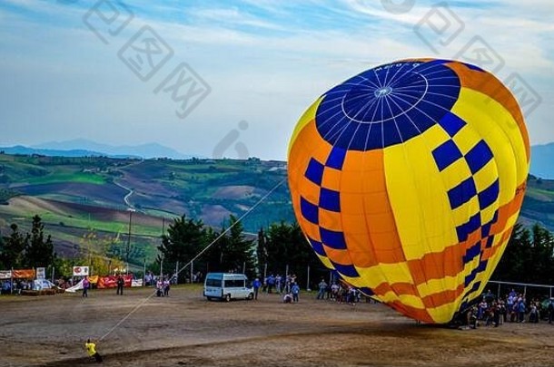 热空气气球fragnetomonforte战后意大利