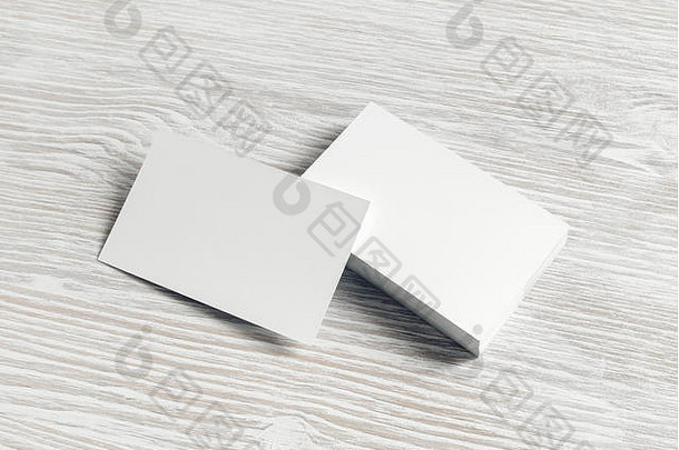照片空白白色业务卡片光木表格背景复制空间文本