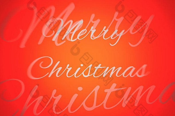 圣诞快乐，红色背景，白色字母，背景，纹理，双重视觉，双重曝光