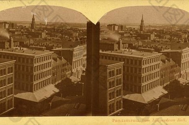 费城独立大厅，兰根海姆兄弟创作，1858年