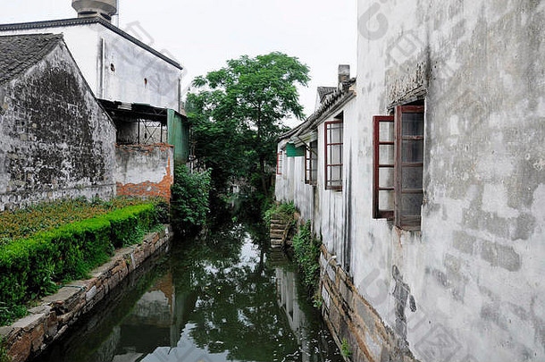 中国人体系结构水运河同里小镇风景优美的区域江苏省中国