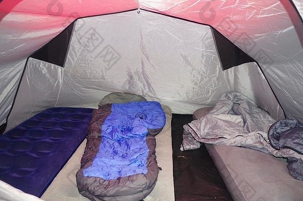 睡觉室帐篷空气床睡觉袋安德鲁的横笛苏格兰