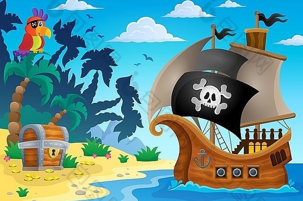 海盗船<strong>主题图片</strong>5-图片插图。