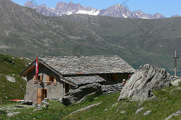 瓦索里阿蒙特小屋；瑞士瓦莱斯
