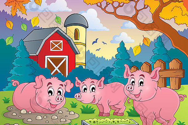 猪主题图片2-图片插图。