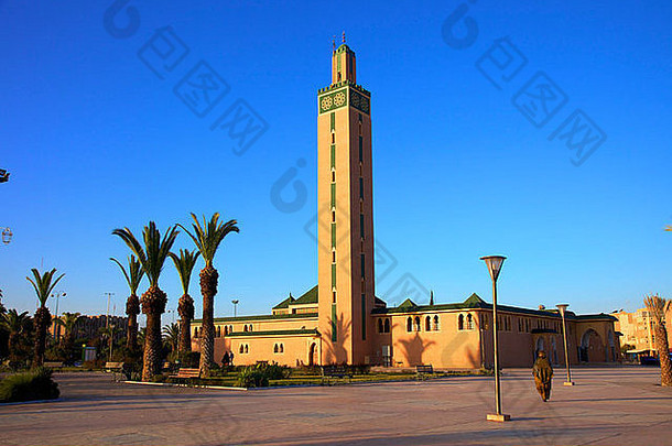 清真寺花园蒂蒂乌斯摩洛哥北非洲