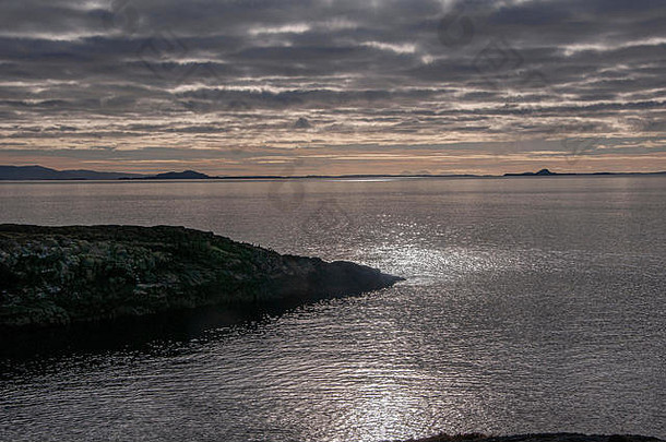 苏格兰内赫布里底群岛科尔岛海岸景观