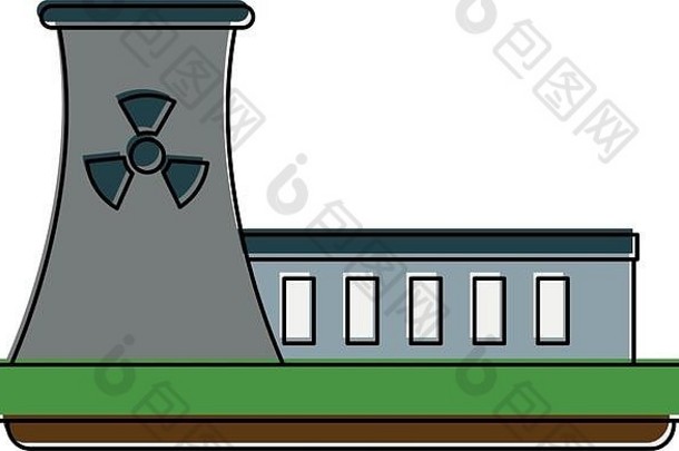 核电站图标图像