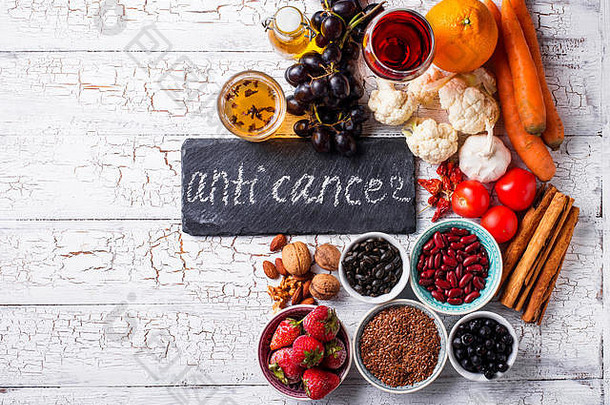 癌症战斗产品食物健康的
