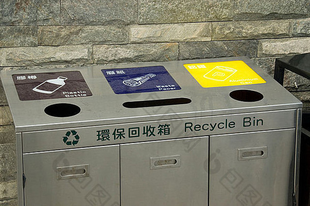 回收箱，香港，中国