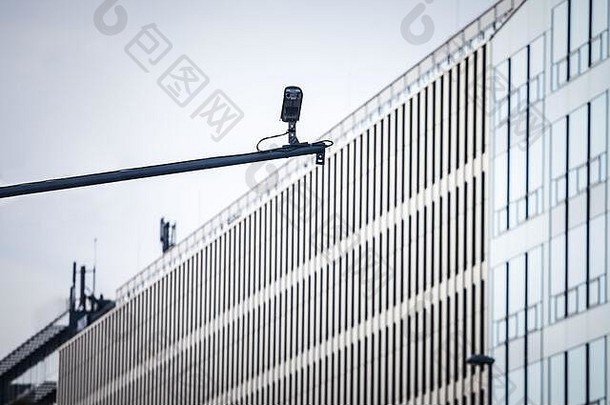 中央电视台监测安全相机看保护外现代玻璃业务<strong>建筑图片</strong>中央电视台相机设计