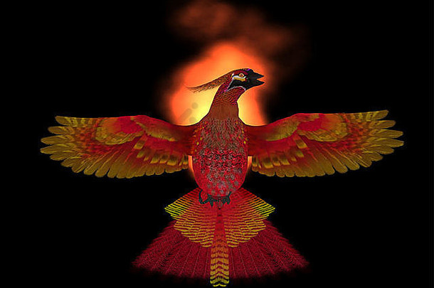 凤凰鸟是新开始的象征，是从它之前死亡的灰烬中崛起的象征。