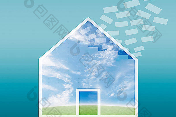 房地产企业和家庭住宅安全概念