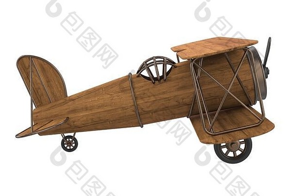 木制飞机玩具