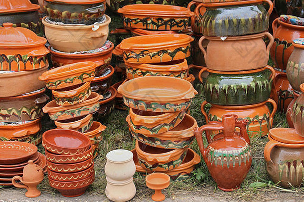 艺术crarts陶器传统的市场