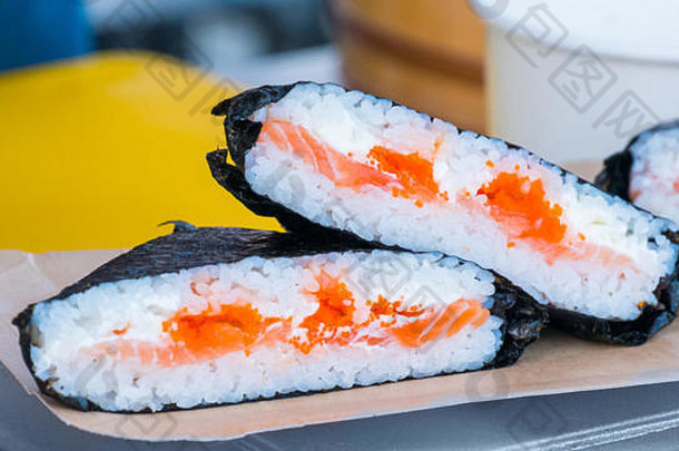 日本寿司卷