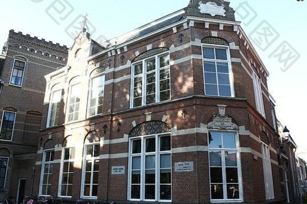 犹太人学校犹太人季度瓦登弗里斯兰荷兰针图片