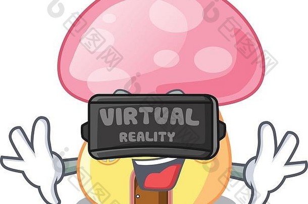 虚拟现实蘑菇房子形状字符