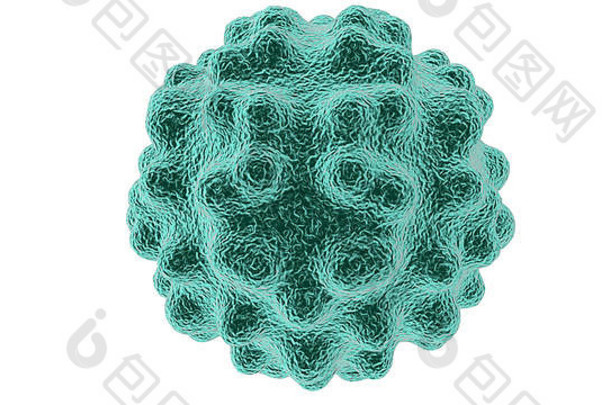 细菌<strong>病毒</strong>3D渲染