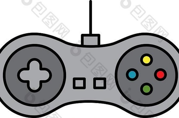视频游戏机操纵杆控制按钮