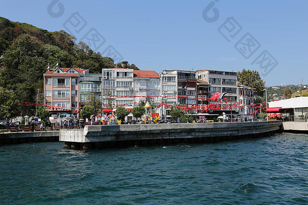 <strong>建筑</strong>横跨博斯普鲁斯海峡海峡伊斯坦布尔城市火鸡
