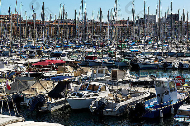 法国马赛老港码头
