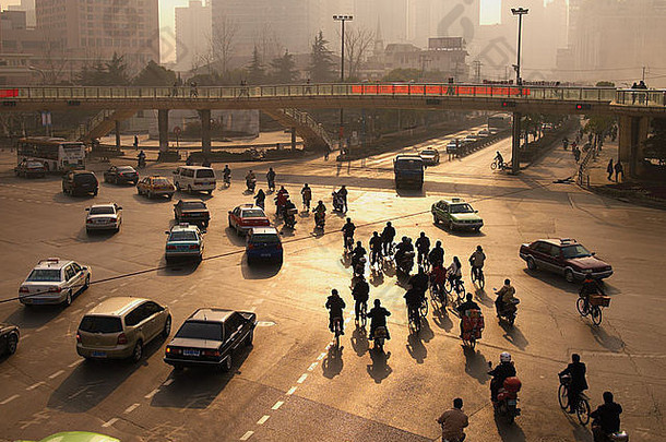人民共和国中国<strong>上海</strong>街场景